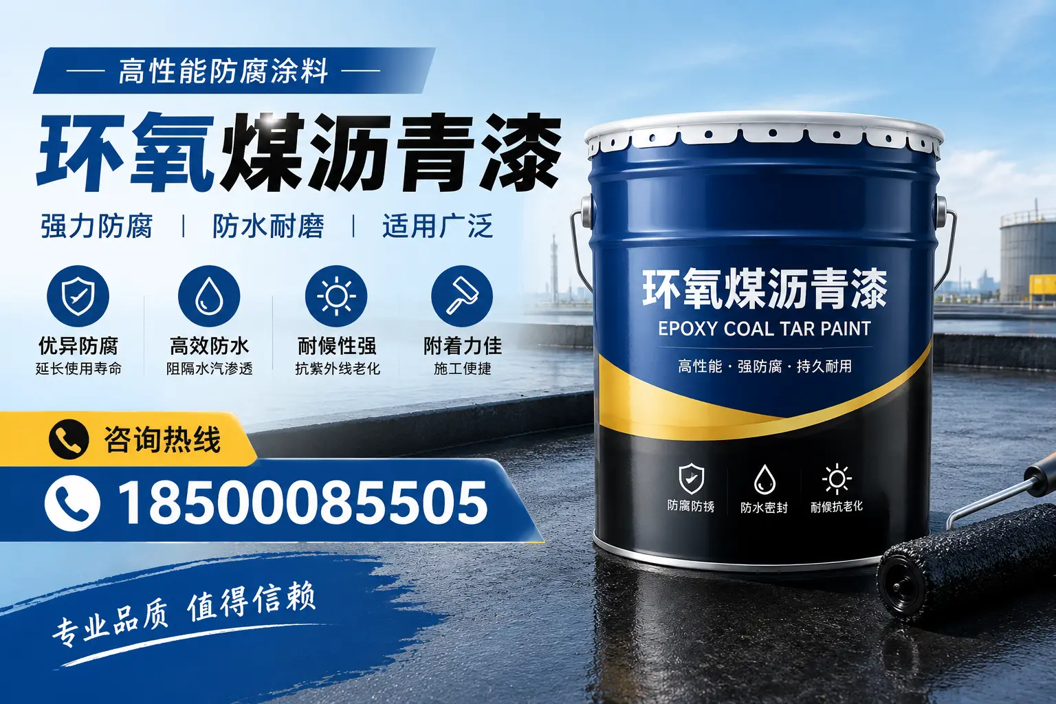 环氧煤沥青漆的主要成分与功能，松阳用户深度了解